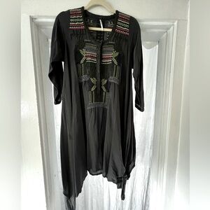 Free People tunic with embroidery
